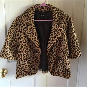 Cheetah Jacket - NWT - Apt 9