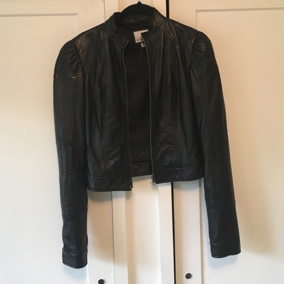 Kardashians Bebe leather jacket