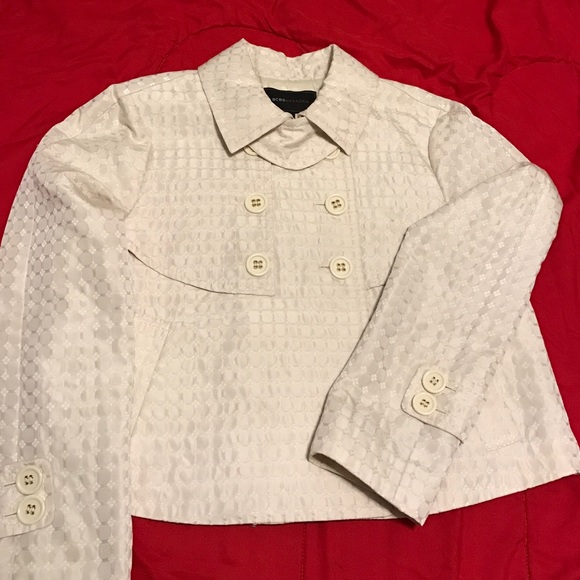 Cream Pattern BCBG Max Azria Swing Jacket