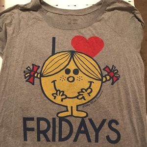 I love Friday's shirt