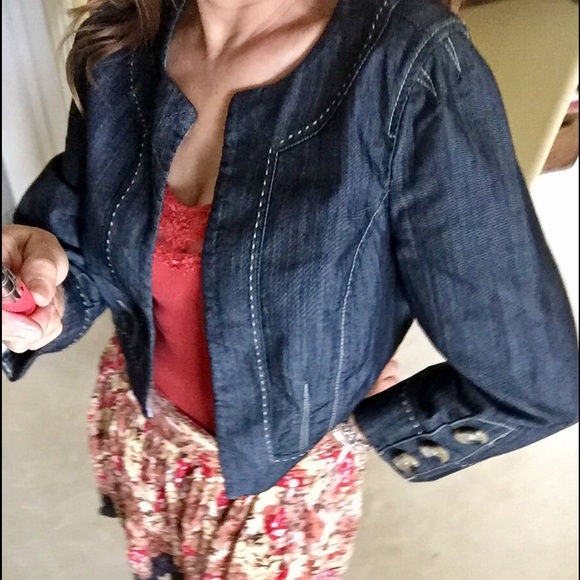 Baccini denim jacket - Picture 2 of 6