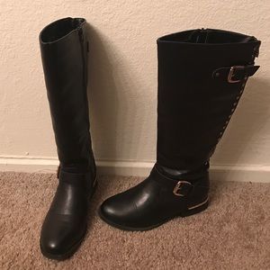 Steve Madden Black Boots Size 6