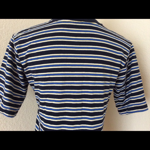 T shirt stripes Big Boys T shirt soft knit cotton striped - Picture 3 of 3