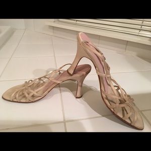 BP size 10 cream color party shoes