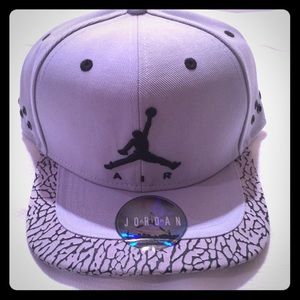 NWT Air Jordan Ltd Edition Faux suede print hat