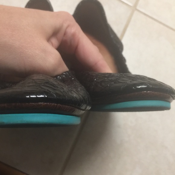 On hold**EEUC WORN 2xs black obsidian Tieks - Picture 4 of 4