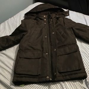 Black nautical kids coat