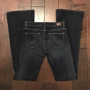 Paige Canyon Flare Dark Denim Jeans