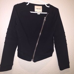 Black waist jacket