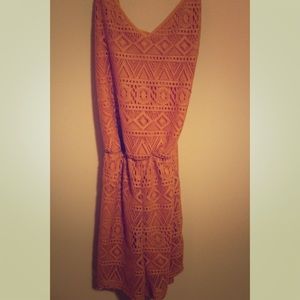 Orange Forever 21 Romper