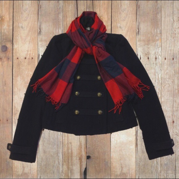 American Eagle Navy Military Jacket Sz Med