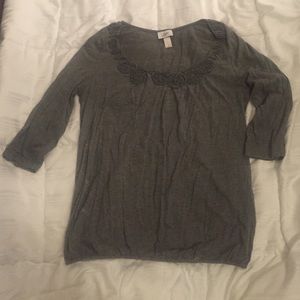 LOFT grey shirt