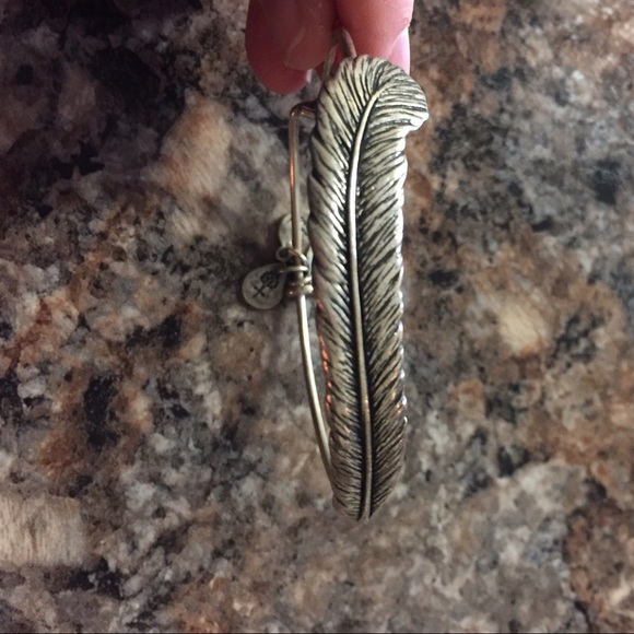 Alex  & Ani Feather Bracelet
