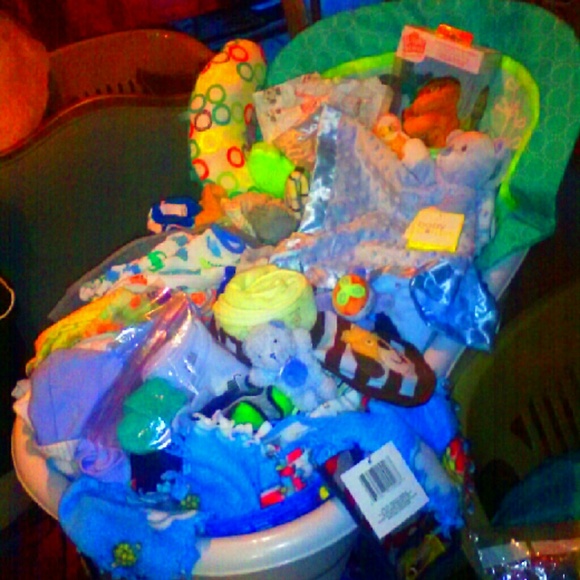 Baby boy basket