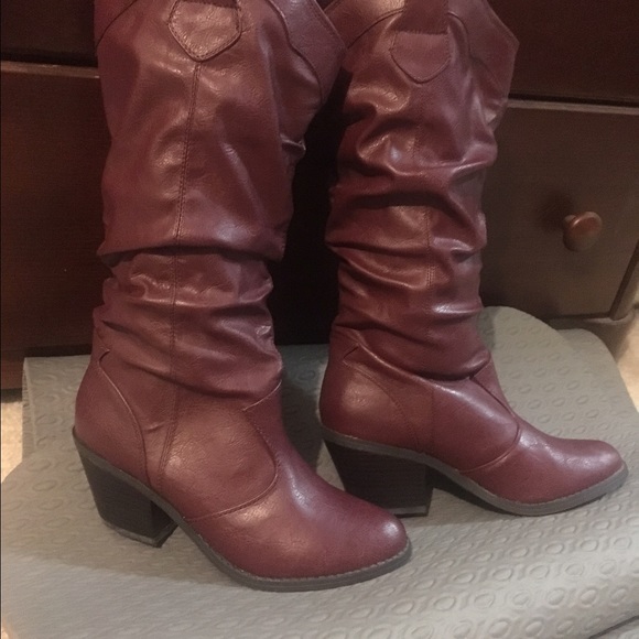 Burgundy Boots