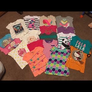 19 PC LOT GIRLS CLOTHES 6/6X/7