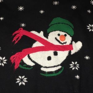 Snowman Christmas sweater!