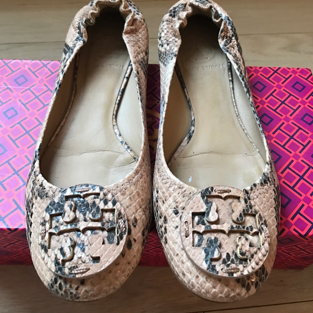 Tory Burch leather python **RARE**