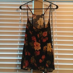 Floral tank top