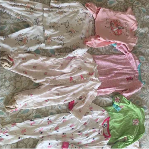 LOT of 10 pajamas set baby girl 3-6 months