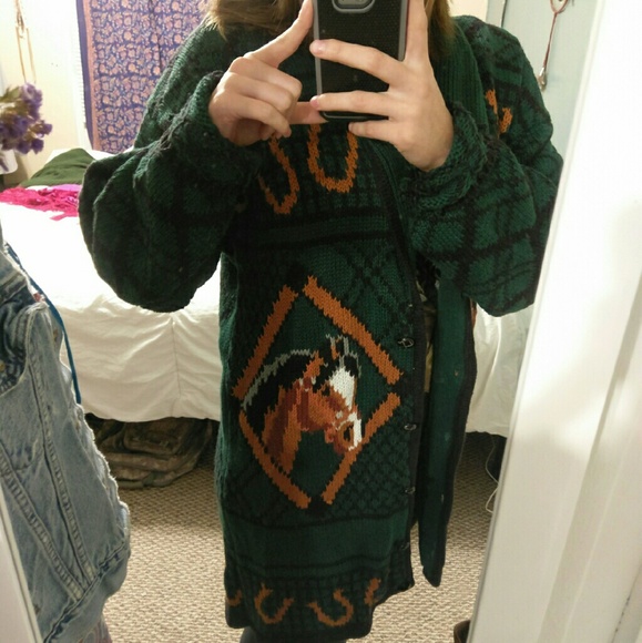 Vintage Cowichan Style Cardigan