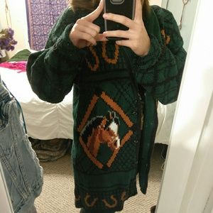 Vintage Cowichan Style Cardigan