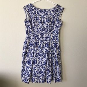 Blue and White Closet London Dress UK size 14.