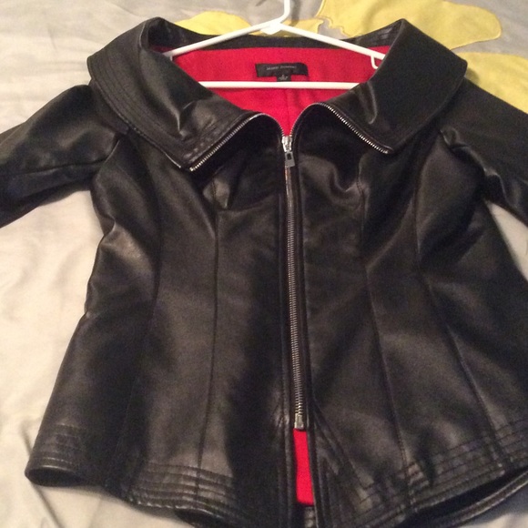 Faux leather jacket