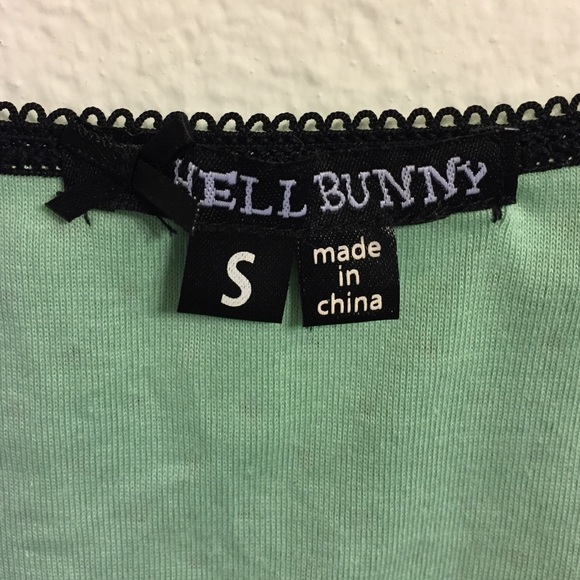 Turquoise Retro Top - Picture 3 of 4