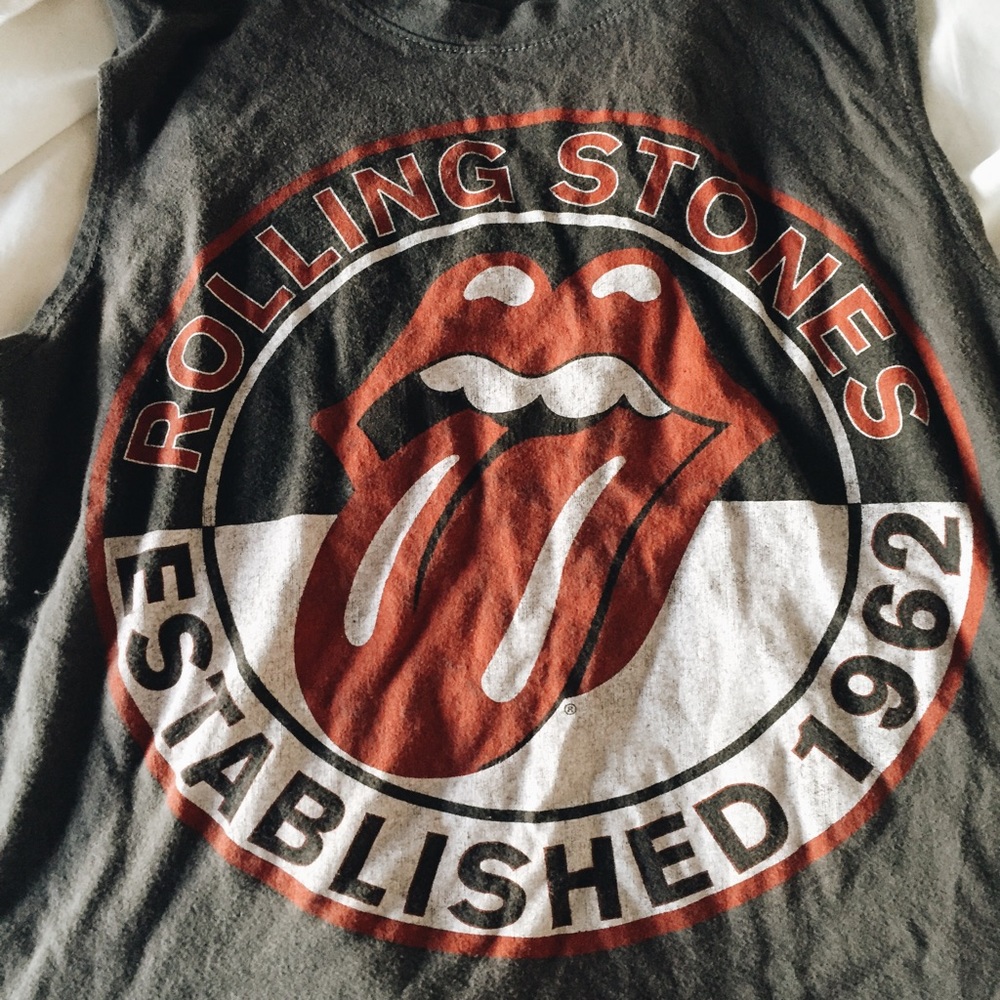 vintage rolling stones muscle tee 🌹