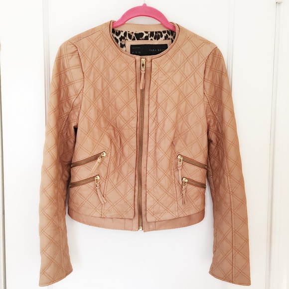 Zara leather jacket