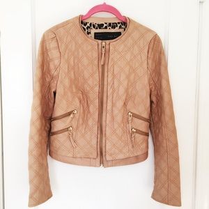 Zara leather jacket