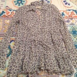 Denim & Supply floral flowy long sleeve