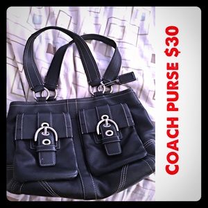 Classic black Coach bag ❤️ purse handbag