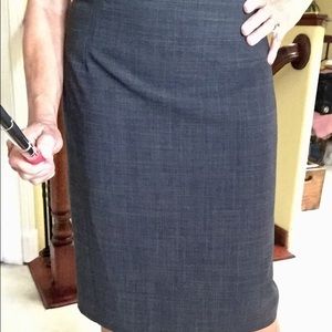 Dark gray pencil skirt