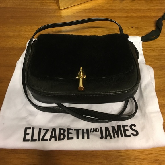 Elizabeth and James Cynnie Nano Shearling Crossbod