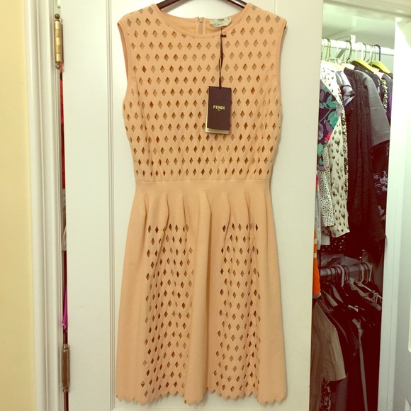Fendi Flamingo Dress