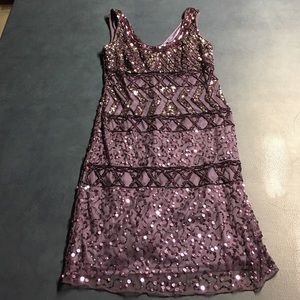 Beautiful Purple Sequin Dress