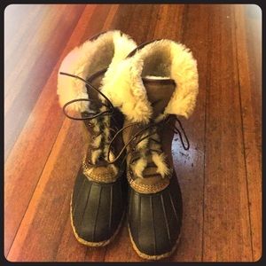 L.L. Bean Sheepskin Boots worn once!