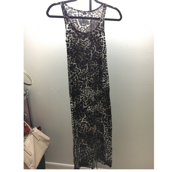 MIDI LEOPARD DRESS