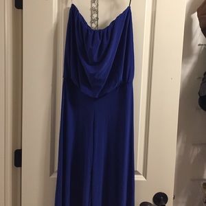 Blue staples jumpsuit