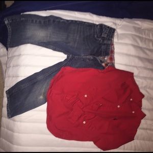 Boys 3t Ralph Lauren shirt and genuine pants