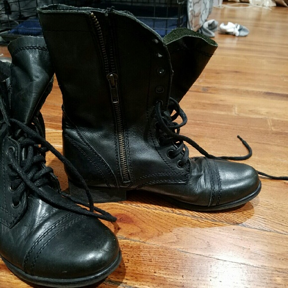 Steve Madden combat boots
