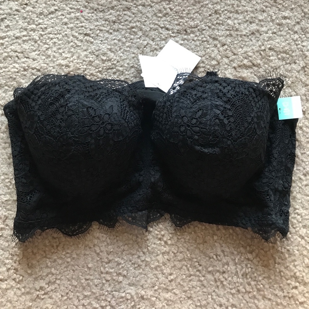 VS PINK BLACK BRALETTE