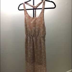 PEACH COLORED MAXI DRESS