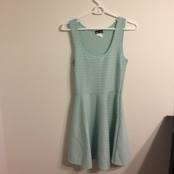 Turquoise Wet Seal Dress