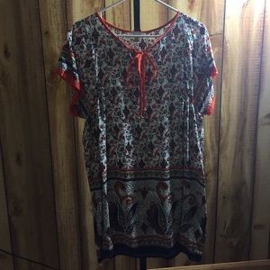 Umgee floral print tunic