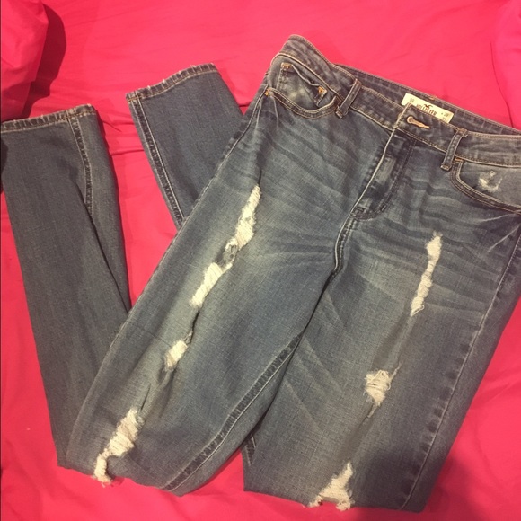 Distressed Hollister jeans
