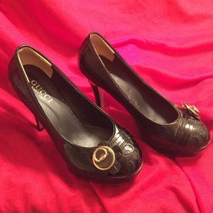 Gucci black heels