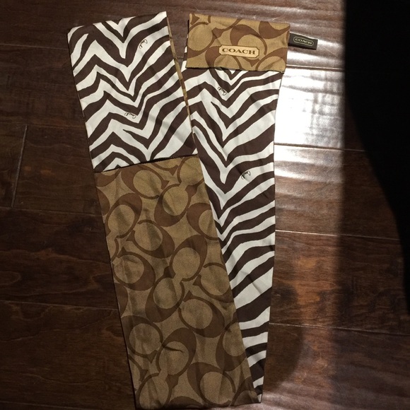 Coach Zebra silk scarf - Picture 2 of 2